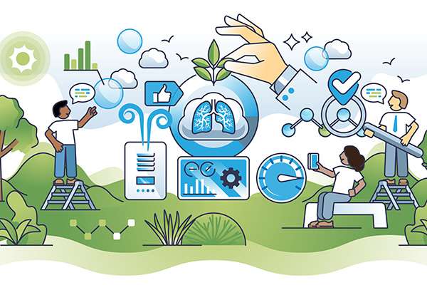 Air quality testing and pollution level monitoring