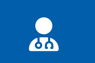 Icon of user with stethoscope