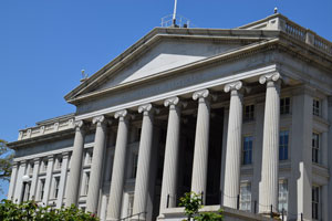 The Treasury Department building