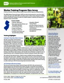 Worker Training Program: New Jersey Cover