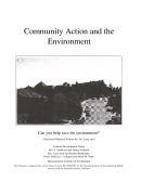 Community Action and the Environment Curriculum Booklet Cover