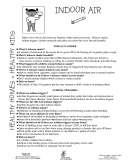 Healthy Homes = Healthy Kids: Indoor Air (English) Cover
