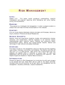 Risk Management Cover