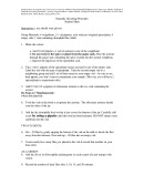 Isolation of Naturally Occurring Pesticides (student sheet) Cover