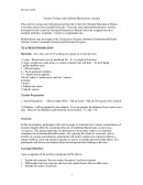 Toxicity Testing with California Blackworms: Alcohol (activity) Cover