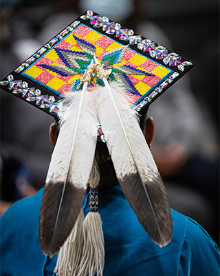 Native American graduation cap