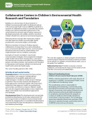 Collaborative Centers in Children's Environmental Health  Research and Translation fact sheet cover