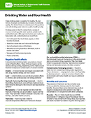 Drinking Water and Your Health