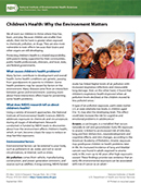 Children’s Health – Why the Environment Matters Cover