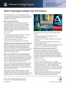 Tox21: Toxicology Testing in the 21st Century Cover