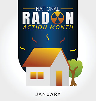 National Radon Action Month January