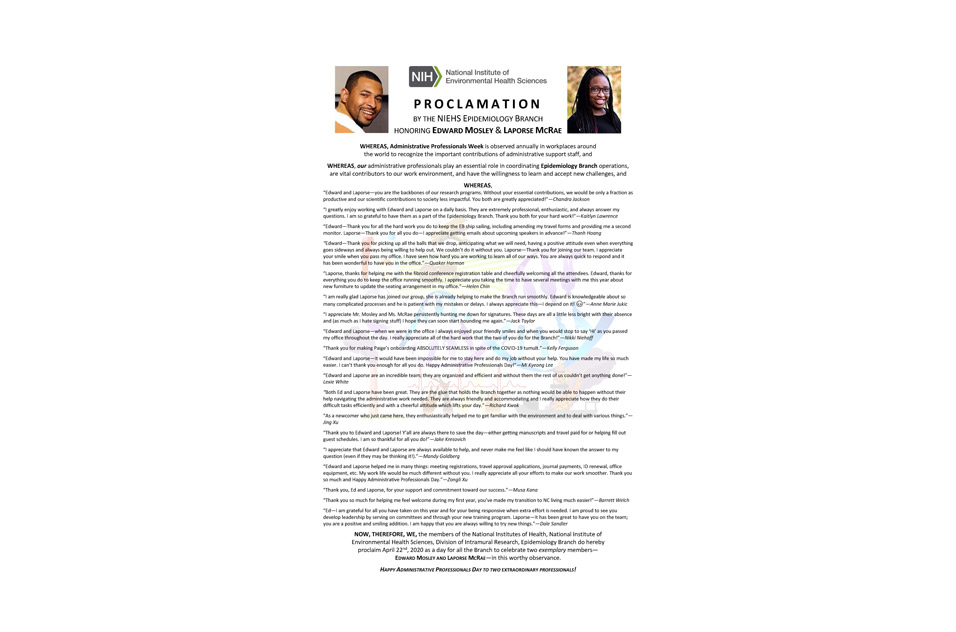 2020 EB Admin Appreciation Proclamation