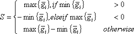 Formula to define a gene expression profile's signal