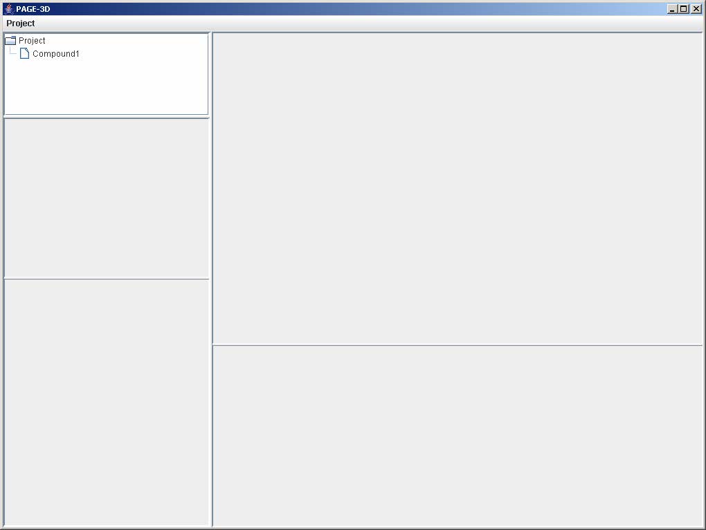 Click on Project and select Load Experiment again