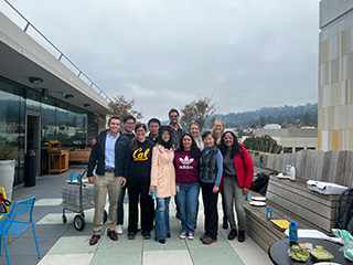 Andres Cardenas, Ph.D. with trainees from UC Berkeley
