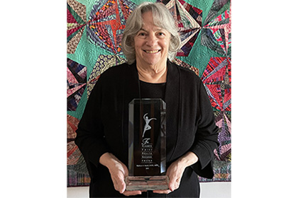 Health equity advocate Barbara Israel, Dr.P.H., was awarded the 2022 Elizabeth Fries Health Education Award by the CDC Foundation.  