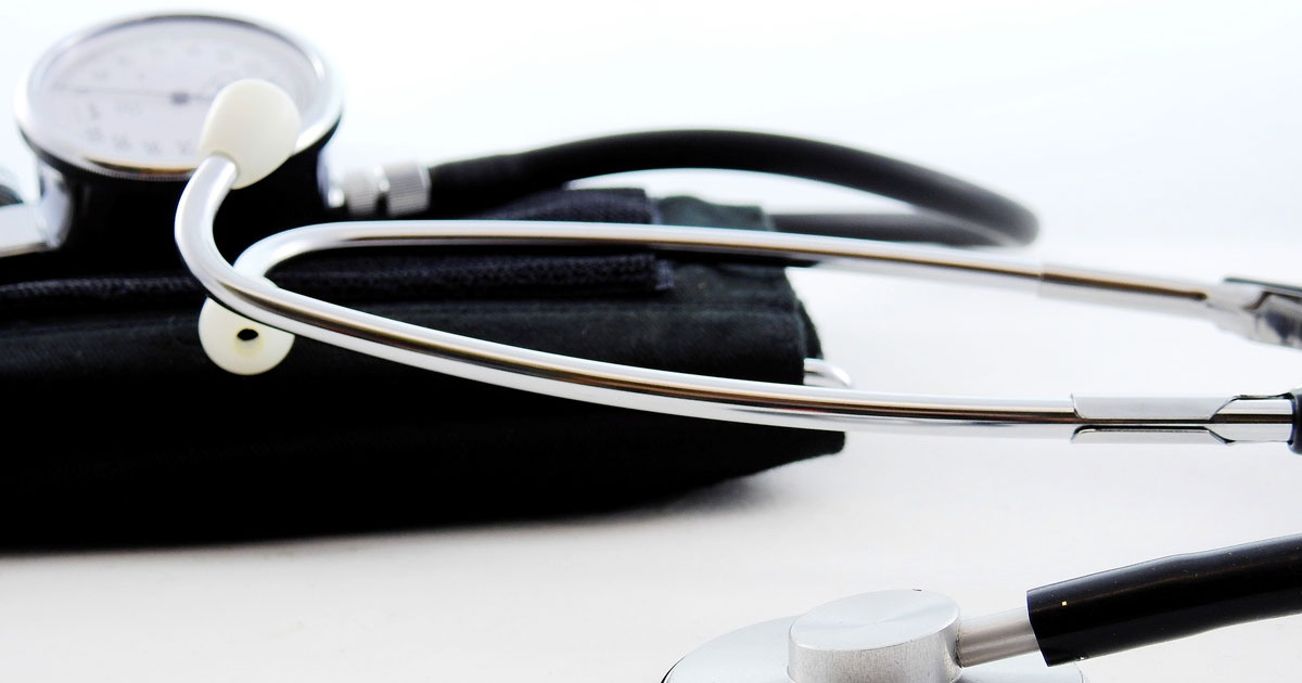 stethoscope and blood pressure cuff