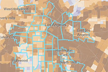 interactive story map of Los Angeles 
