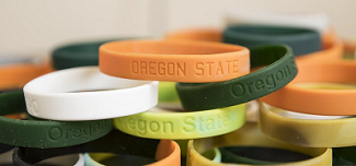 Pile of silicone wristbands