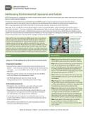 Addressing Environmental Exposures and Autism Fact Sheet Cover