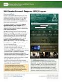 NIH Disaster Research Response (DR2) Program Cover
