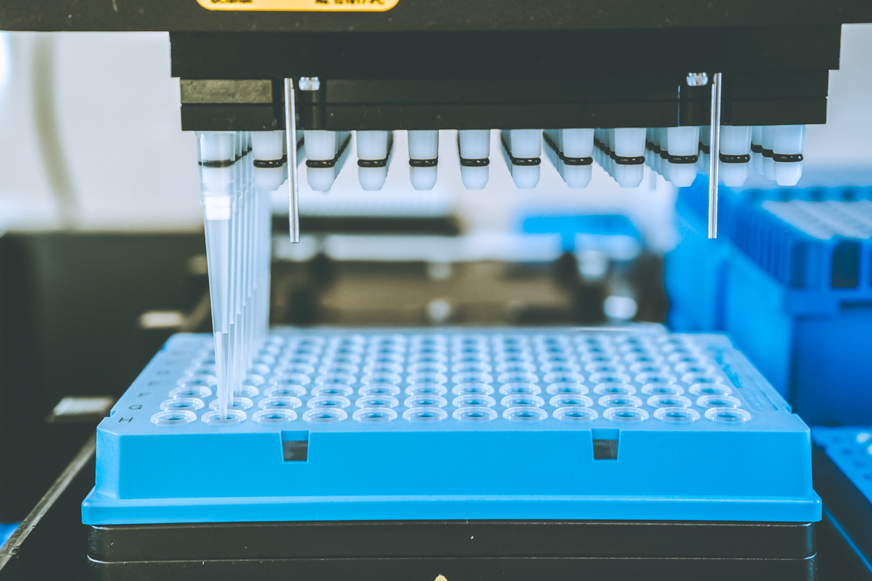 scientific robot pipette