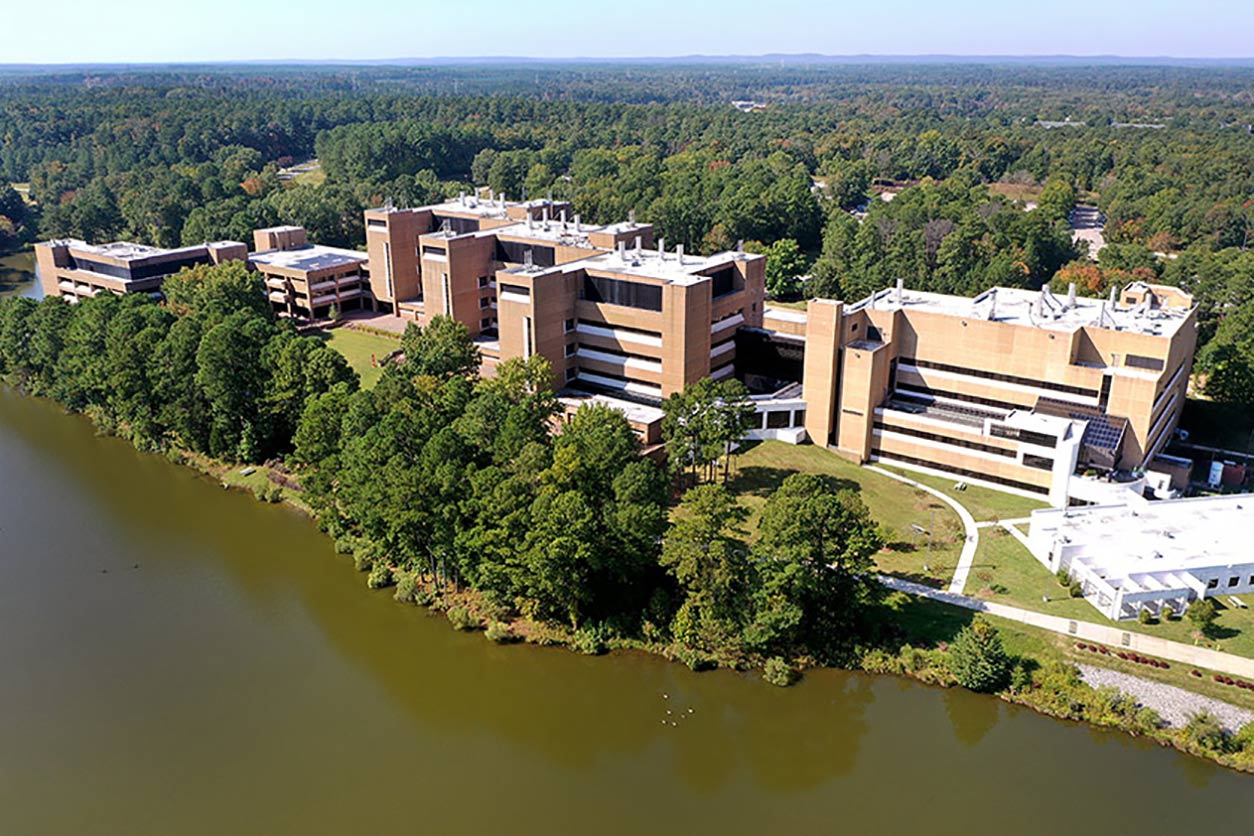 NIEHS campus seen from above