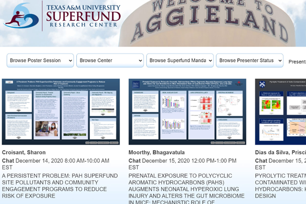 virtual poster from 2020 SRP Annual Meeting