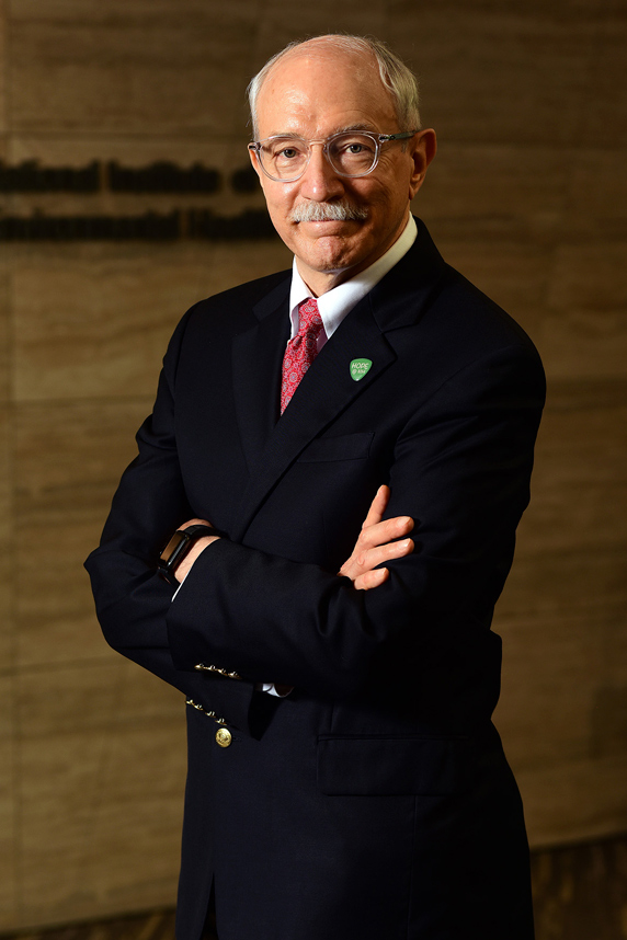 Rick Woychik stands at NIEHS