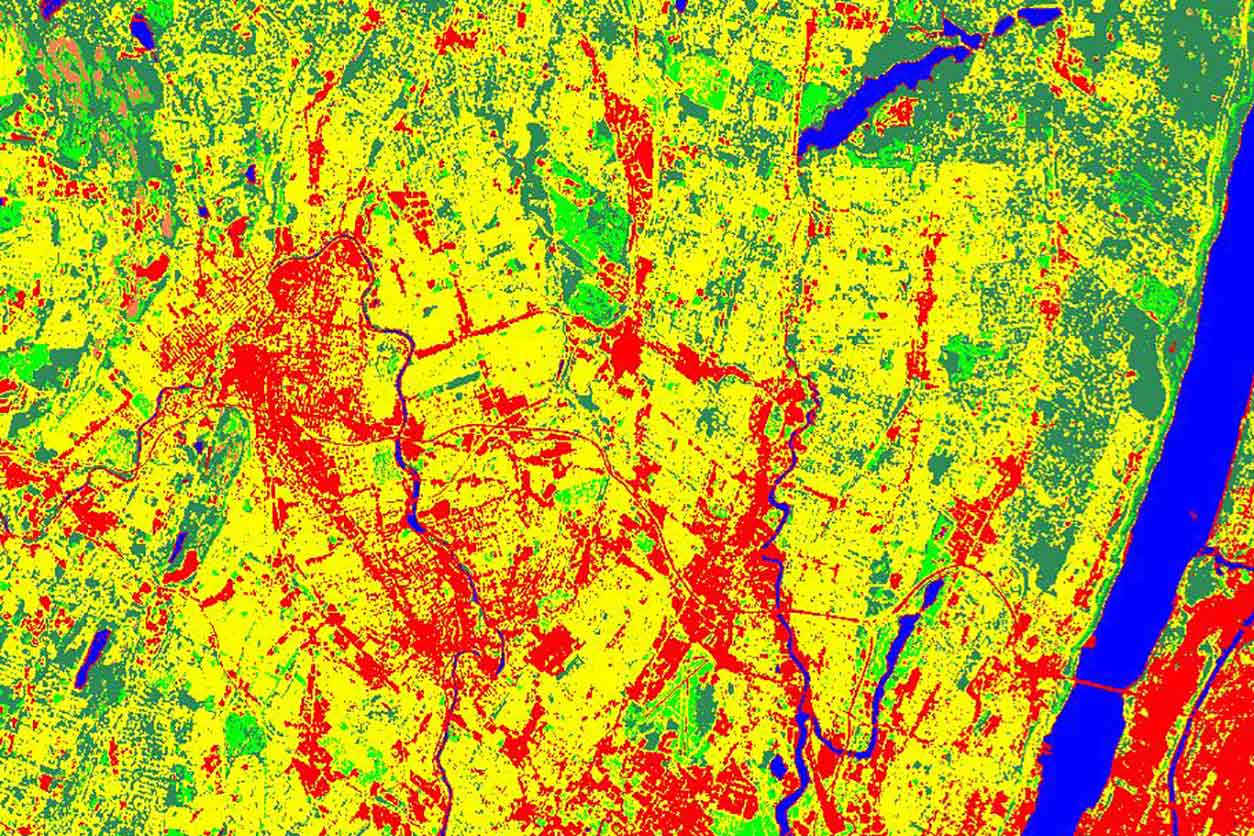 Paterson, New Jersey, Landsat 7 image