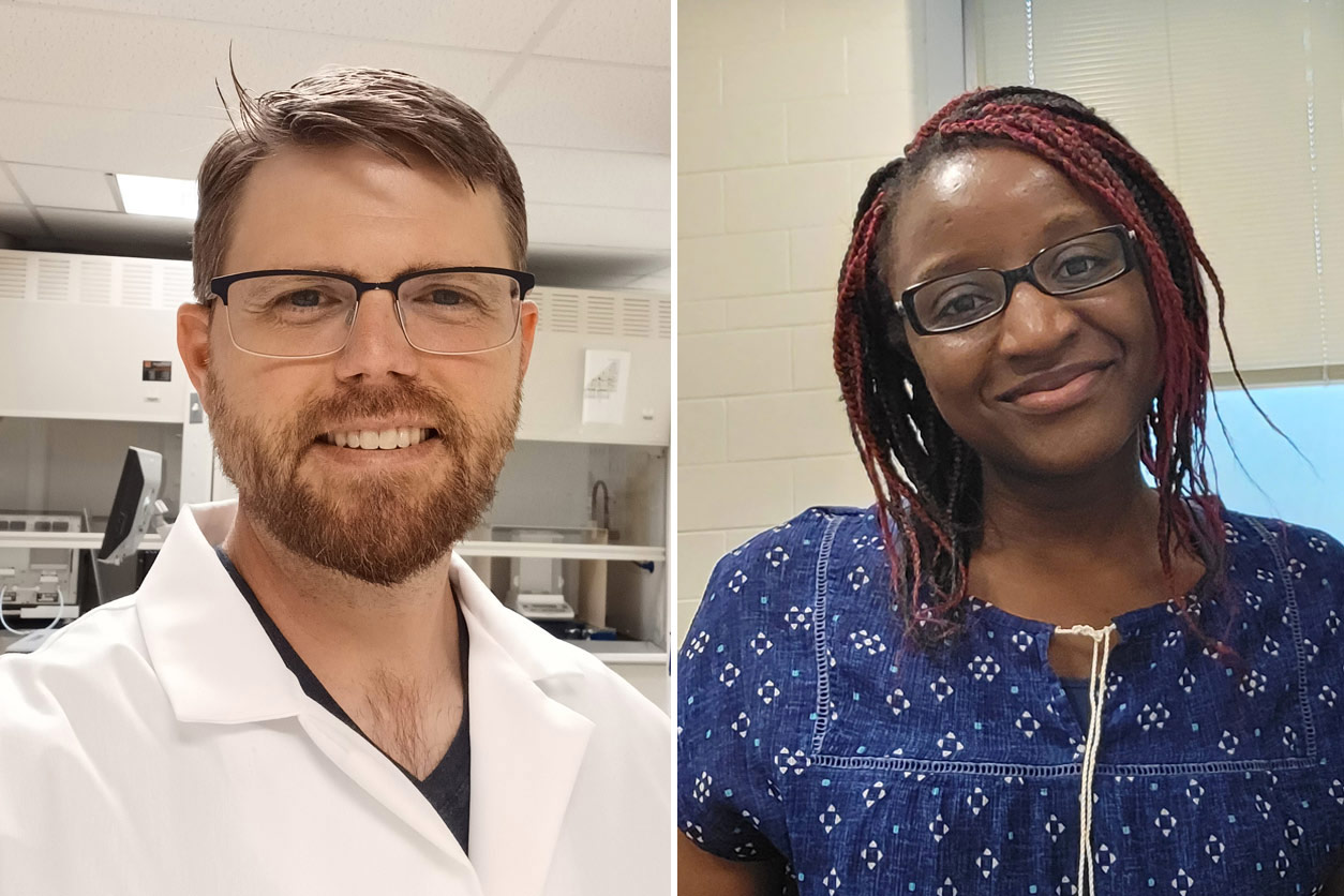 Steven O’Connell and Leah Chibwe
