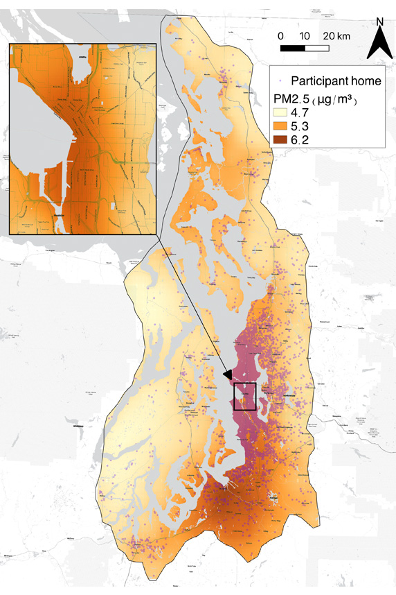 Puget Sound region map