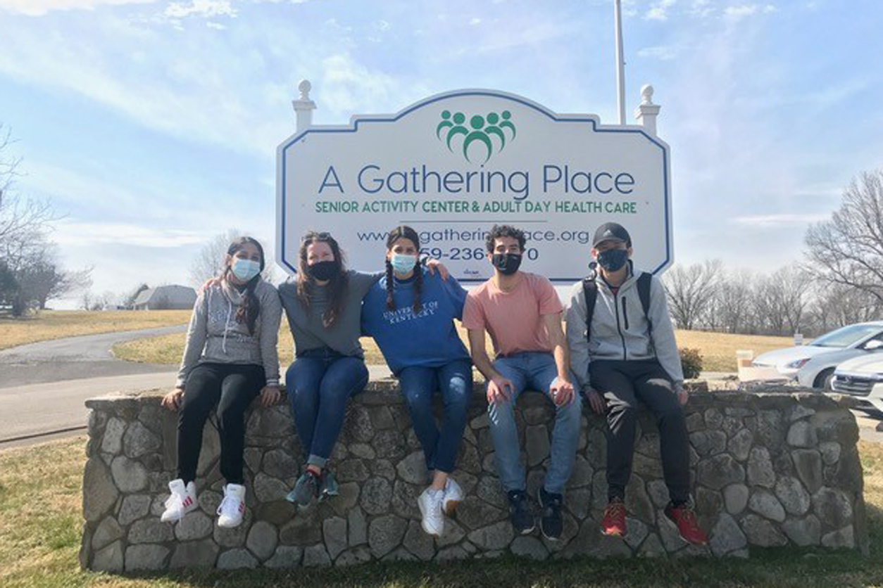 Frazar and UK SRP Center trainees Sweta Ojha, Victoria Klaus, Francisco Leniz, and Herman Tay