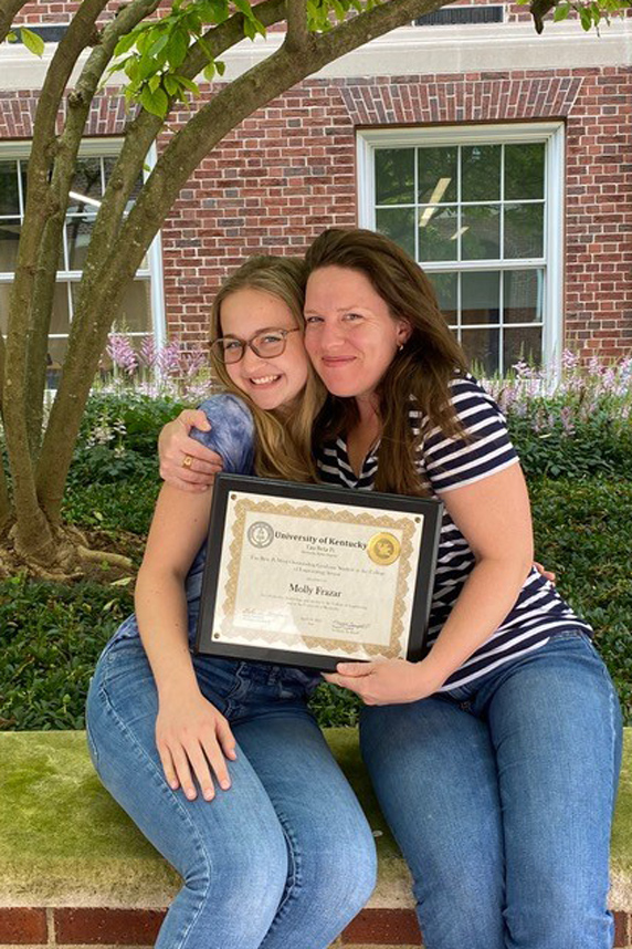 Anicah Smith and Molly Frazar