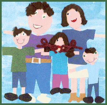 The family is very happy