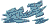Dried paint flakes