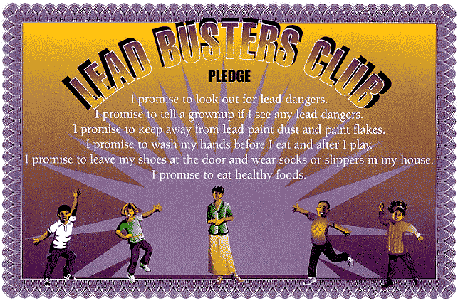 Lead Busters Club Pledge