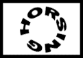 H O R S I N G written in a circle