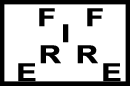 fire written in the shape of an X