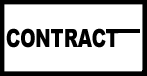 contract with the cross over the t drawn out