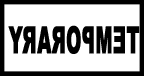 the word temporary written backwards