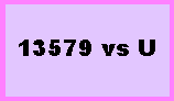1, 3, 5, 7, 9 versus U