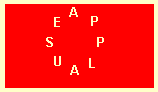 a p p l a u s e written in a circle