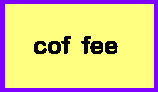 c o f, a space, then f e e
